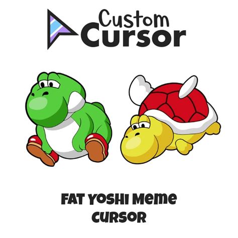 Fat Yoshi Meme cursor – Custom Cursor