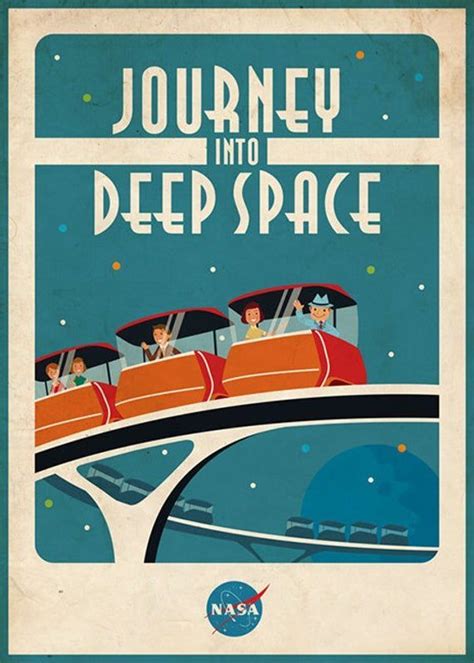 Vintage Space Poster (Space Ride) 50x70 cm | Vintage space poster, Nasa ...