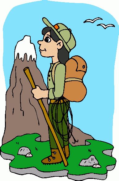 Hiking mountain clipart - Clipground