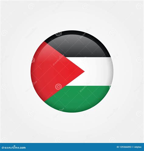 Stock Vector Palestine Gaza Flag Icon 5 Stock Image - Illustration of ...