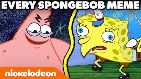 SpongeBob Memes & Their Original Scenes 🌈 | Nicktoons - YouTube