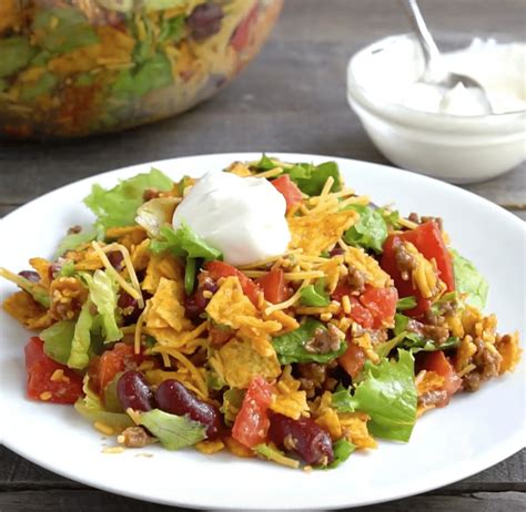 Dorito Taco Salad - The Country Cook