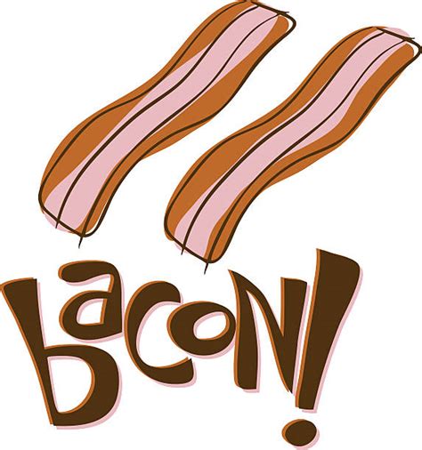 Cartoon Of The Bacon Strips Illustrations, Royalty-Free Vector Graphics ...