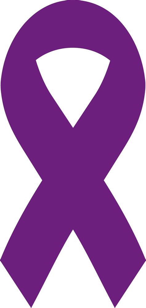 Purple Cancer Ribbon - ClipArt Best