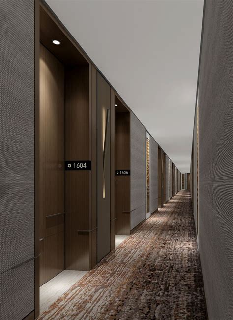 Modern Hotel Corridor