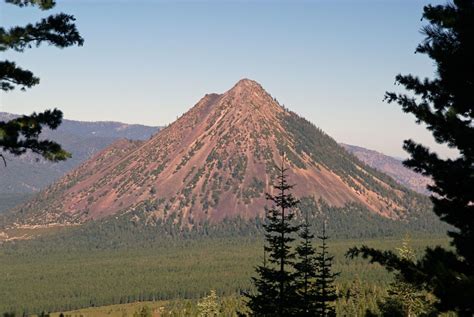 The Black Butte Trail climbs steeply up volcanic Black Butte just west ...