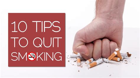 10 Tips To Quit Smoking - YouTube