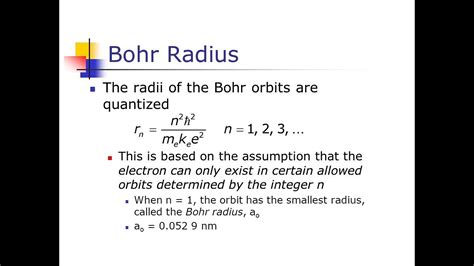 Determining Radius Of An Orbit Using Bohr's Equation | 1st year ...