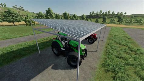 FS22 Metal Shed With Solar Panels v1.0 - FS 22 Objects Mod Download