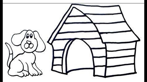 Dog House Drawing at PaintingValley.com | Explore collection of Dog ...