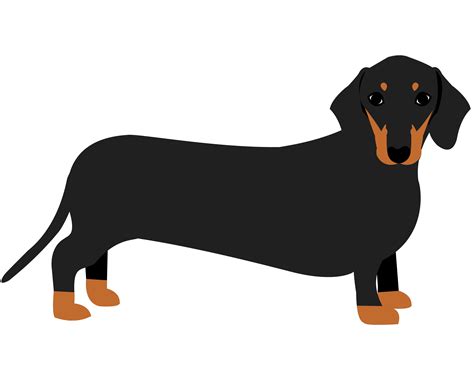 Dachshund clipart mother dog puppy, Dachshund mother dog puppy ...