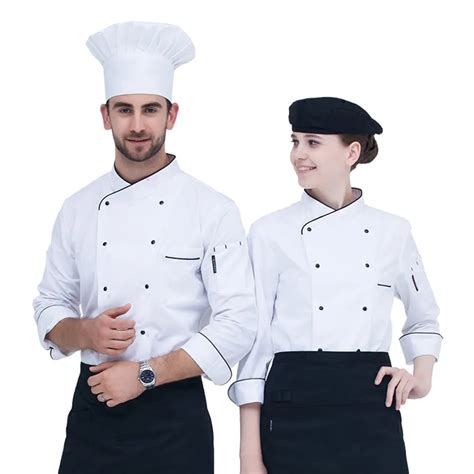 2017 Chef Jacket Uniforms Full Sleeve Unisex Hotel Restaurant Kitchen ...