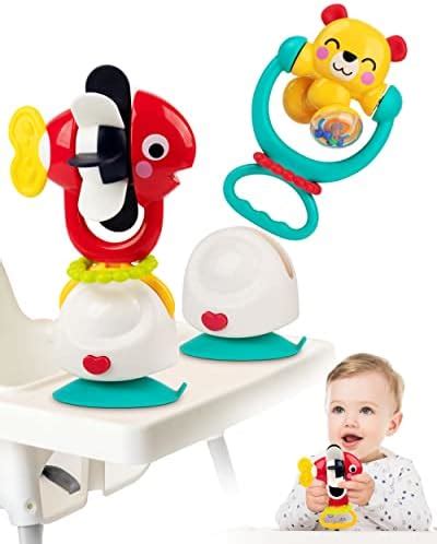 Vanmor High Chair Toys with Suction Cups Rattle Baby Toys 6 to 12 ...