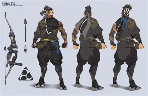 Hanzo Concept Art - Overwatch 2 Art Gallery