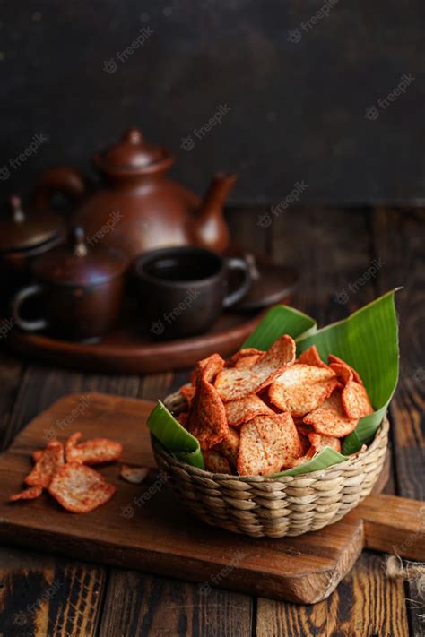 Premium Photo | Bareng spicy chips from west java indonesia