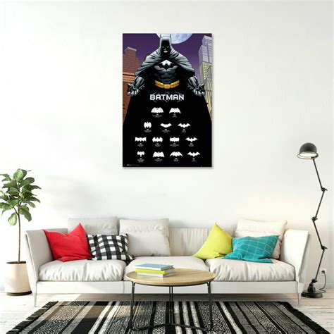 Batman Logo Evolution Poster