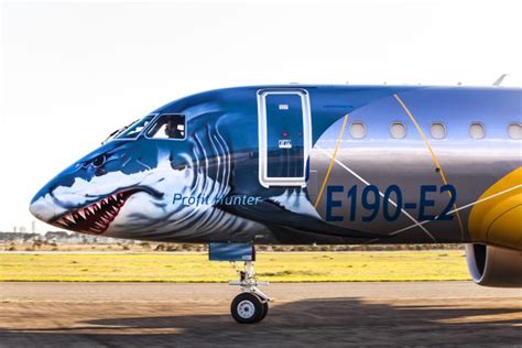 Jato Embraer E190-E2 “Shark” inicia tour pela Europa - Airway