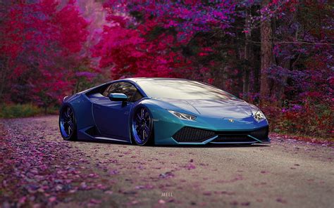 3840x2400 Blue Lamborghini Huracan Car 4k HD 4k Wallpapers, Images ...