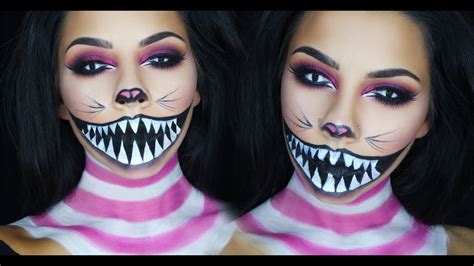 Cheshire Cat Halloween Makeup Tutorial | TinaKpromua - YouTube