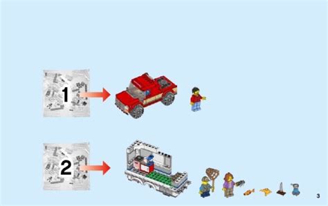 LEGO 60182 Pickup and Caravan Instructions, City - Great Outdoors