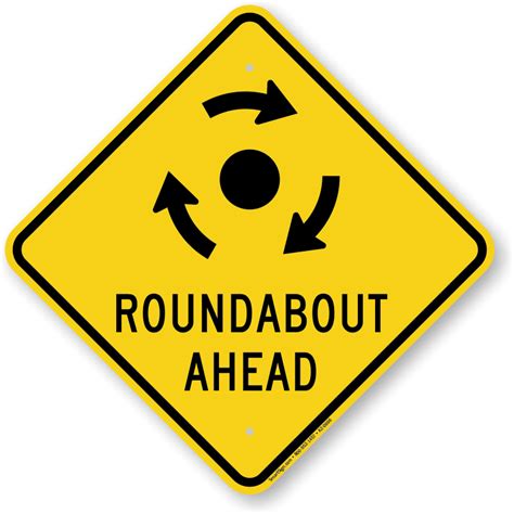 Roundabout Signs | RoadTrafficSigns.com