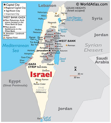 Israel Maps & Facts - World Atlas