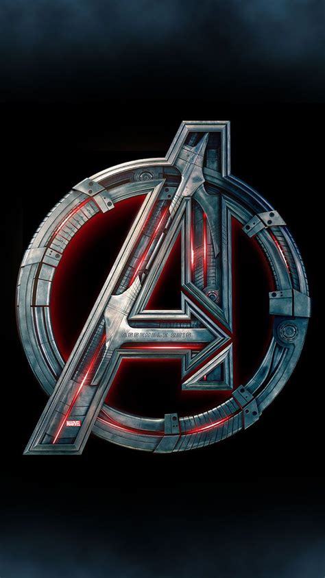 Avengers Logo Phone Wallpaper - technology