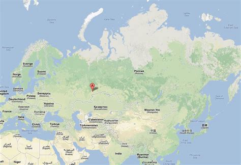 Chelyabinsk Map - Russia