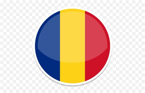 Romania Icon - Romania Flag Circle Png Emoji,Romanian Flag Emoji - free ...