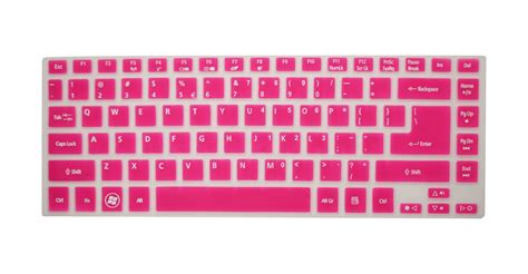 PcProfessional Hot Pink Ultra Thin Silicone Gel Keyboard Cover for Acer ...