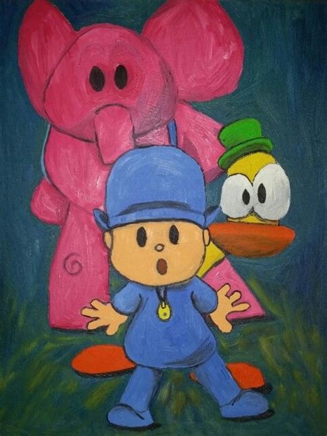 Pocoyo | Fan art, Art painting, Artwork