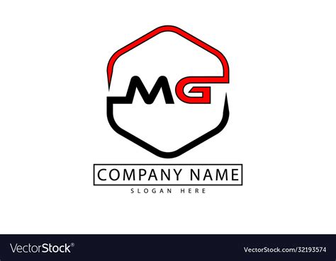 Mg logo Royalty Free Vector Image - VectorStock