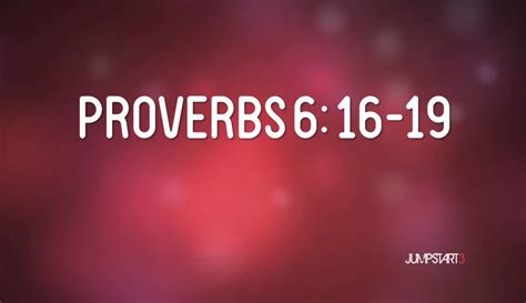 Proverbs 6:16-19 - Digital Single - JumpStart3 - High energy kid's ...