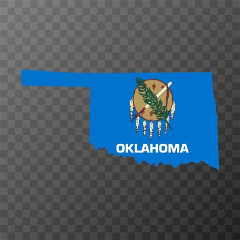 Oklahoma state flag. Vector illustration. 13430858 Vector Art at Vecteezy