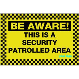 Be Aware - eu/sec086 - Signs from Euroscreens uk Ltd