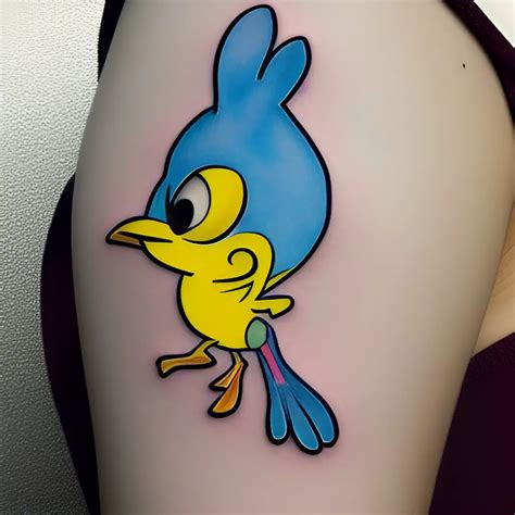 Tweety Bird Tattoo Meaning & Symbolism (Naughtiness)