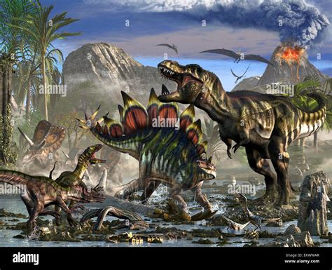 Tyrannosaurus Rex Vs Stegosaurus