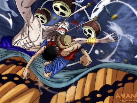 One Piece - Monkey D. Luffy Vs Enel HD wallpaper download