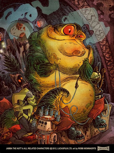 Jabba The Hutt by *RobbVision on deviantART | Star wars artwork, Star ...