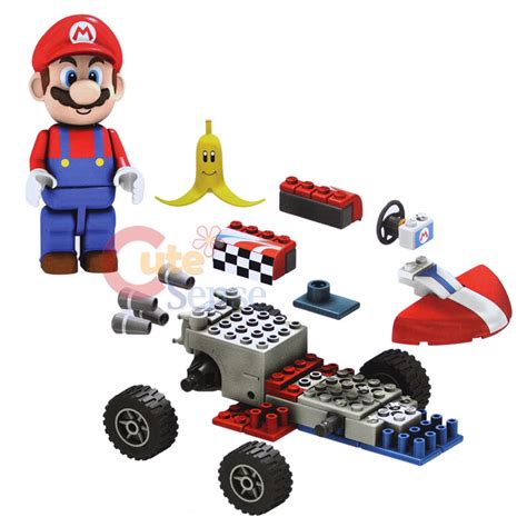 Nintendo Super Mario Kart Wii Standard Kart Building Set /Mario Lego