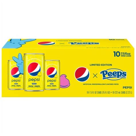 Pepsi Peeps® Artificial Marshmallow Flavored Soda, 10 cans / 7.5 fl oz ...