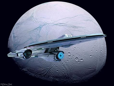 Enceladus Visitation by OliverInk on DeviantArt | Star trek wallpaper ...