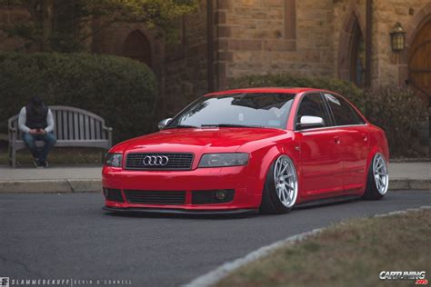 Stanced Audi A4 B6 side