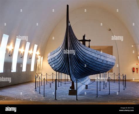 Viking ship in Viking ship museum, Oslo, Norway Stock Photo - Alamy