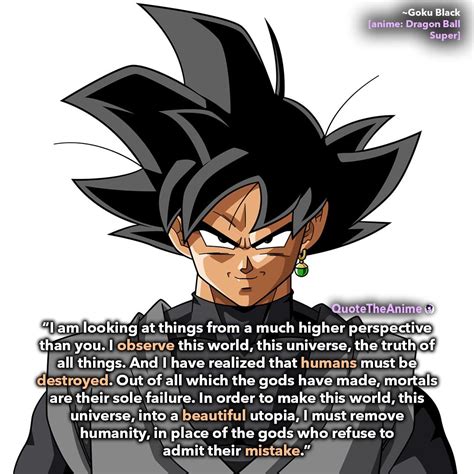 Goku Black Quotes - ShortQuotes.cc