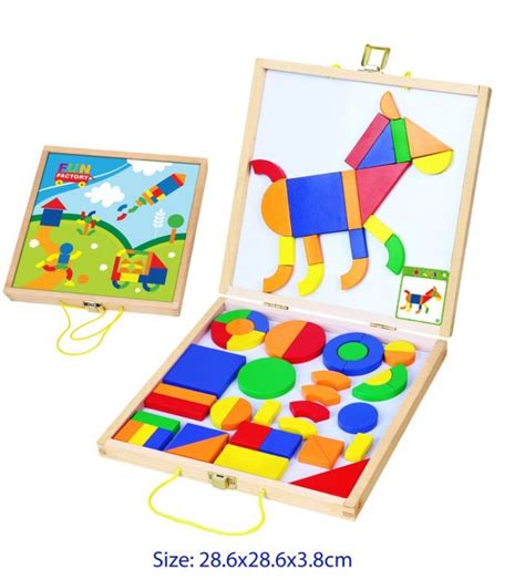 Fun Factory Magnetic Shapes 42pc | Knock On Wood Toys