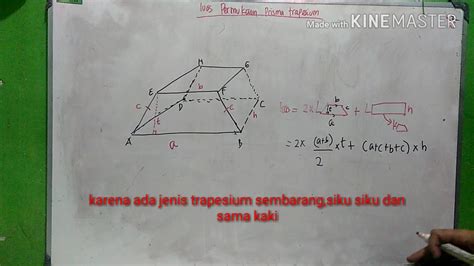 Rumus Prisma Trapesium