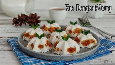 Resep simple kue Dongkal/Awug - YouTube