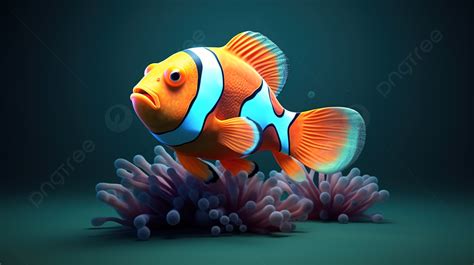 Clownfish Wallpaper 4k 60p 20 Background, 3d Clown Fish Illustration ...