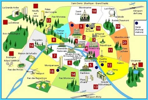 Paris Map Neighborhoods - Neighborhood Maps of Paris, France ...